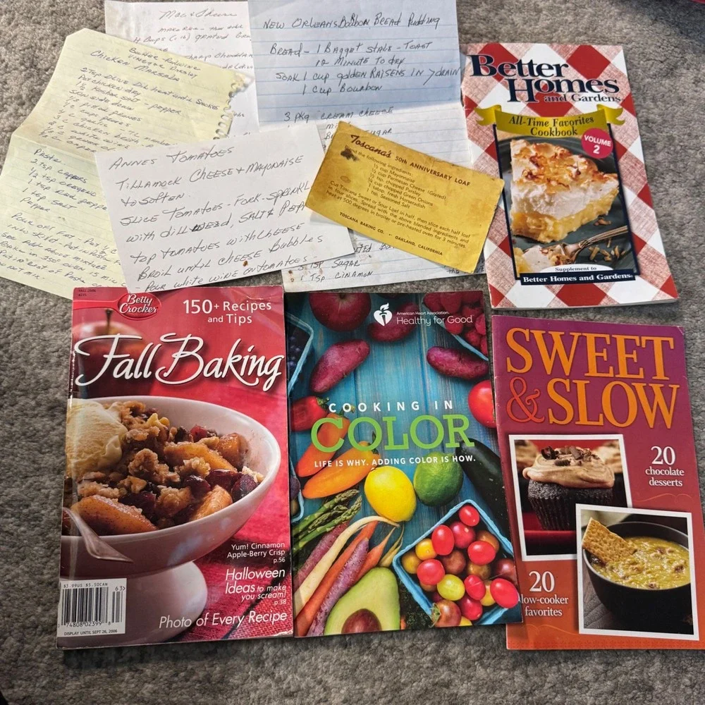 Vintage Cookbook Booklets Lot Betty Crocker Better Homes &‎ Gardens Recipe Cards